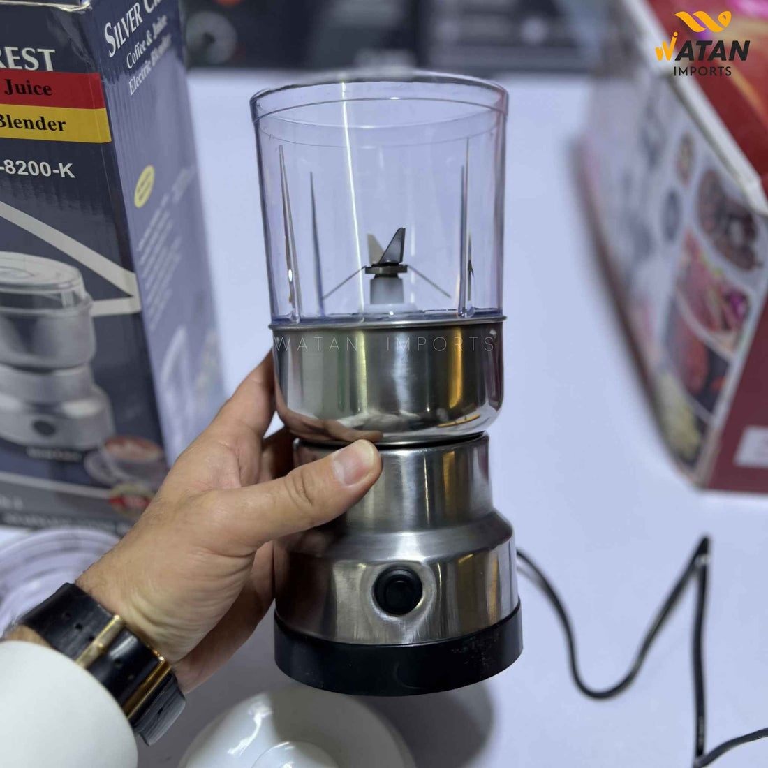 Silver Crest 2-in-1 Coffee & Juice Electric Blender